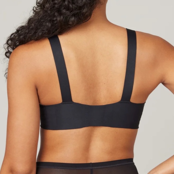 NWT Spanx Bra-llelujah! Illusion Lace Full Coverage Bra black / oatmeal - Picture 3 of 12